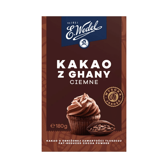 WEDEL KAKAO CIEMNE Z GHANY 180G