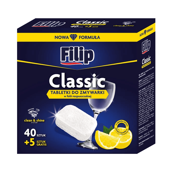 FILIP TABLETKI DO ZMYWAREK 40SZT+5GR