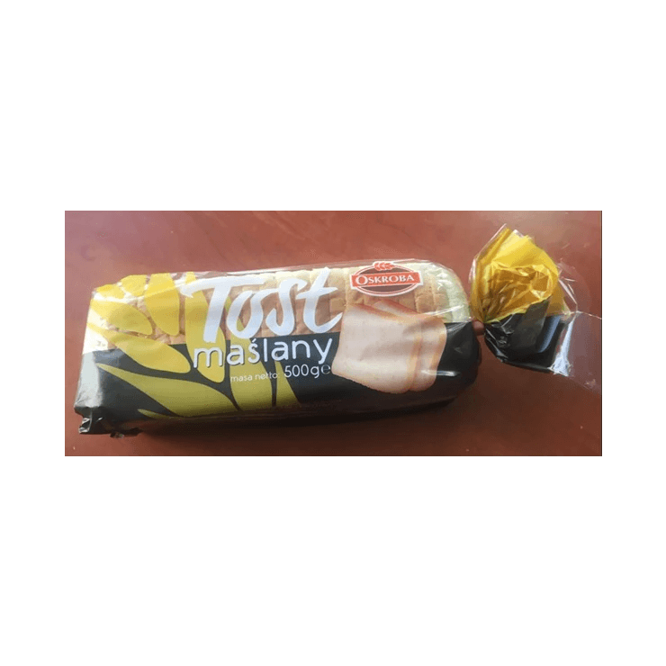 OSKROBA CHLEB TOSTOWY MAŚLANY 500G