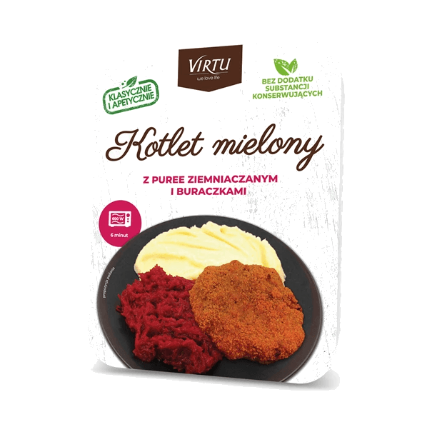VIRTU FOOD HOUSE KOTLET MIEL Z PURE