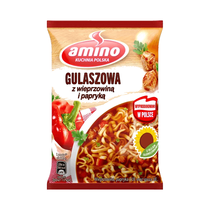AMINO NUDLE GULASZOWA 59G/22 SZT