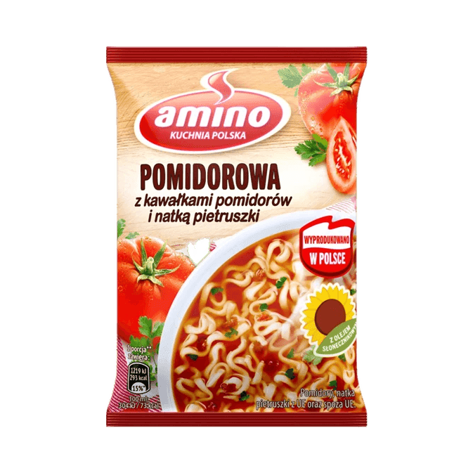 AMINO NUDLE POMIDOROWA 61G/22 SZT.