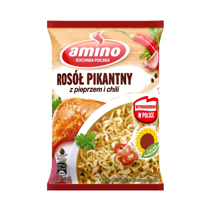 AMINO NUDLE ROSÓŁ Z KURY PIK.58G/22