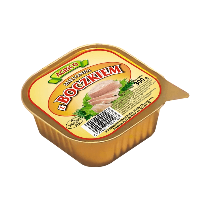 AGRICO MIELONKA Z BOCZKIEM 300G