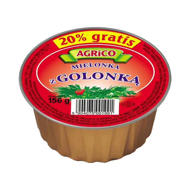 AGRICO MIELONKA Z GOLONKĄ 156G