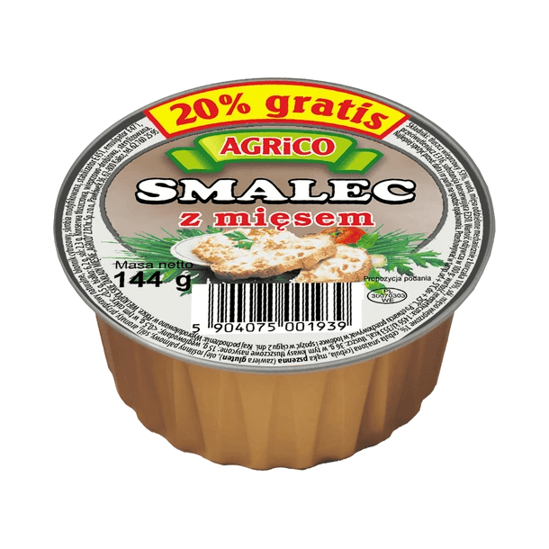 AGRICO SMALEC Z MIĘSEM 120+20%
