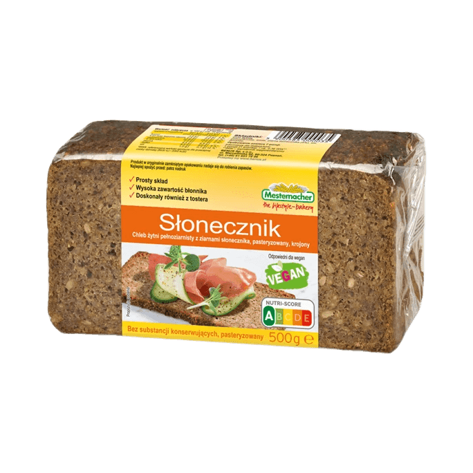 BENUS CHLEB ZE SŁONECZNIK 500G (34)