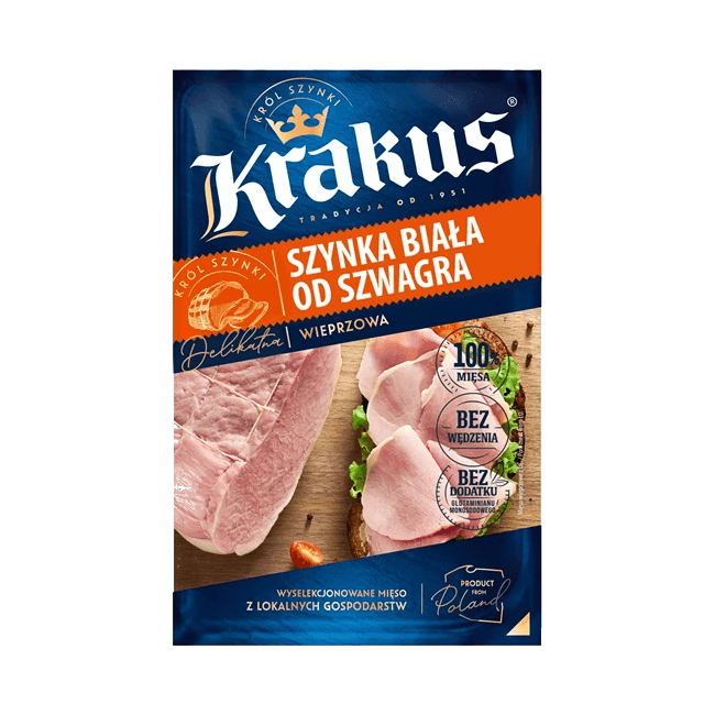 KRAKUS SZYNKA BIAŁA OD SZWAGRA 90G