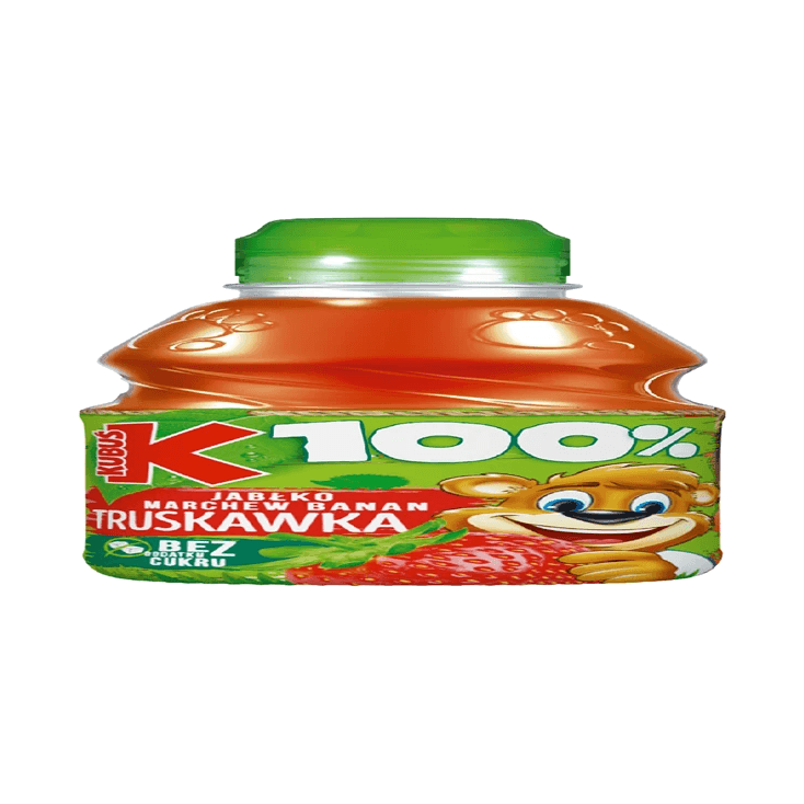 KUBUŚ SOK 100% BANAN TRUSKAWKA300ML