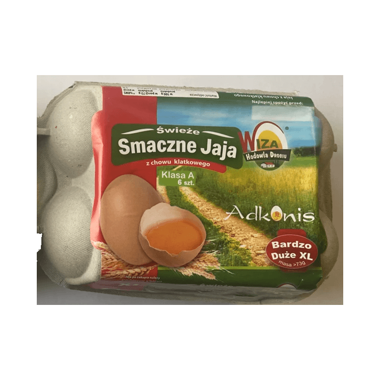 ADKONIS JAJA KLATKOWE KL.XL 6 SZT