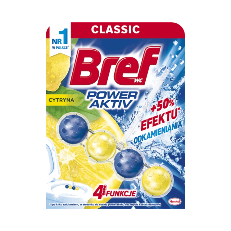 BREF WC KULKI POWER AKTIV LEMON 50G