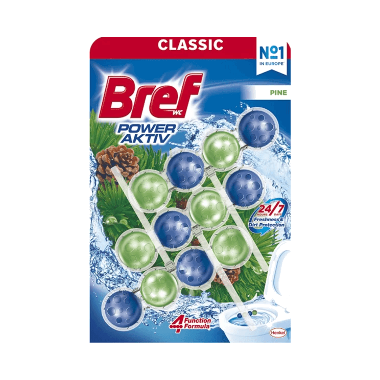 BREF WC POWER ACTIV PINE 3PACK KULKI