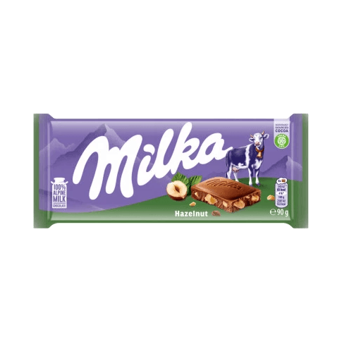 MILKA CZEKOLADA HAZELNUTS 90G