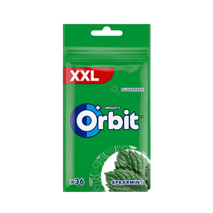 ORBIT GUMA SPEARMINT XXL TOREBKA 36S