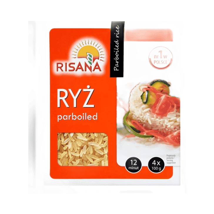 SONKO-RISANA RYŻ PARBOILED 4X100G