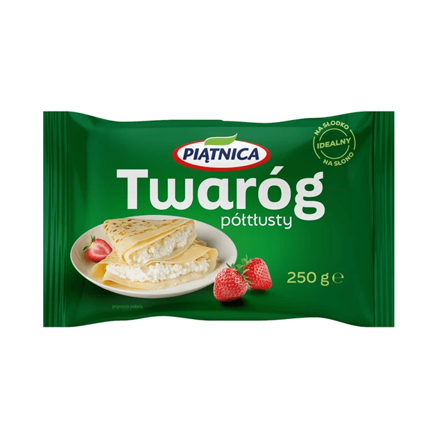 PIĄTNICA TWARÓG MIELONY KOSTKA PÓŁTŁ