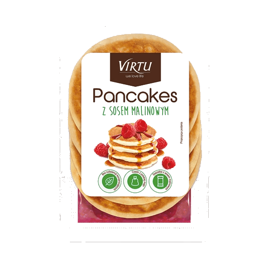 VIRTU PANCAKES Z MALINAMI 180G