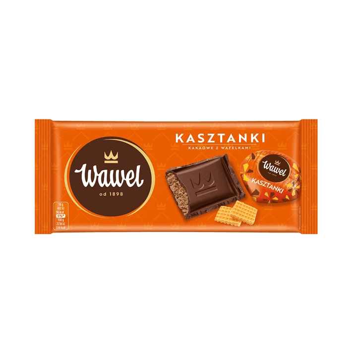 WAWEL CZEKOLADA KASZTANKI 90G