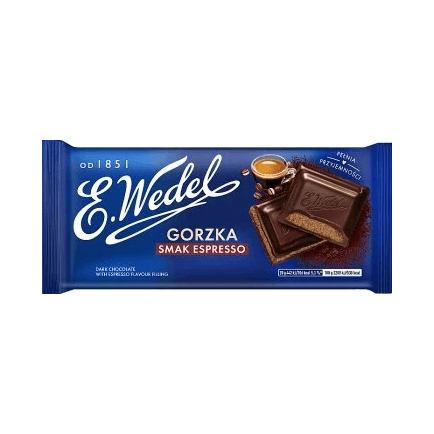 WEDEL CZEKOLADA GORZKA ESPRESSO 100G