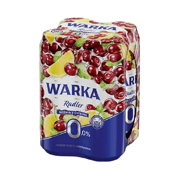 WARKA RADLER 0% WIŚNIA 4-PAK 500ML