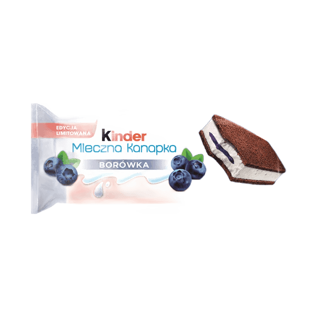 KINDER MLECZNA KANAPKA BORÓWKOWA28G