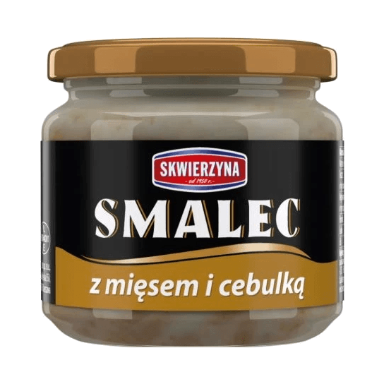 SKWIERZYNA SMALEC Z MIĘSEM I CEBULKĄ