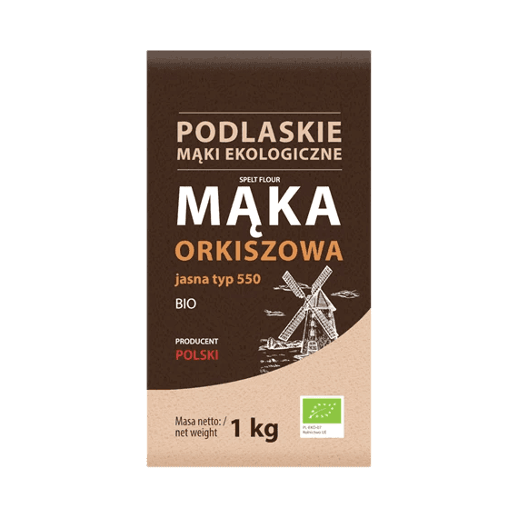 BIOLIFE MĄKA ORKISZOWA JASNA BIO 1 K