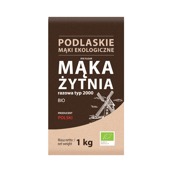 BIOLIFE MĄKA ŻYTNIA RAZOWA BIO 1 KG