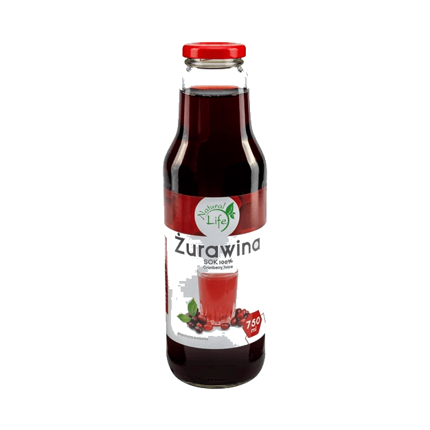 BIOLIFE SOK ŻURAWINA 100% 750ML