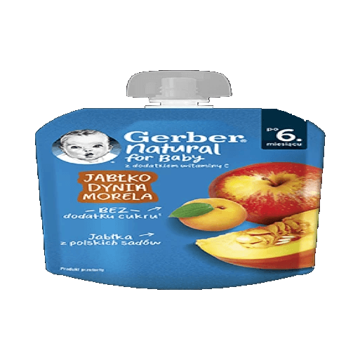 GERBER TUBA MUS JABŁ.DYNIA MOR.80G