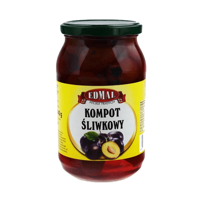 EDMAL KOMPOT ŚLIWKOWY 900 ML