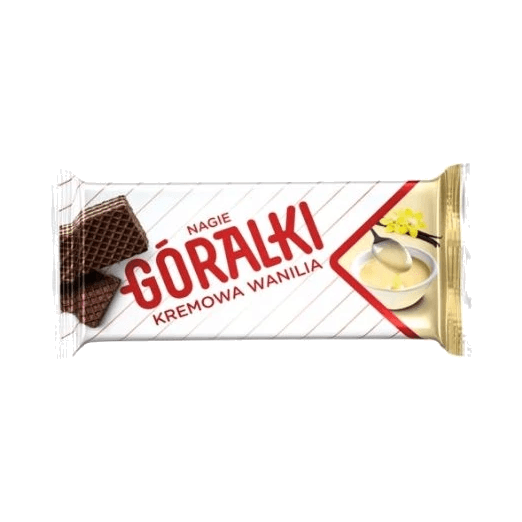 GÓRALKI WAFELKI NAGIE WANILIOWE 42G