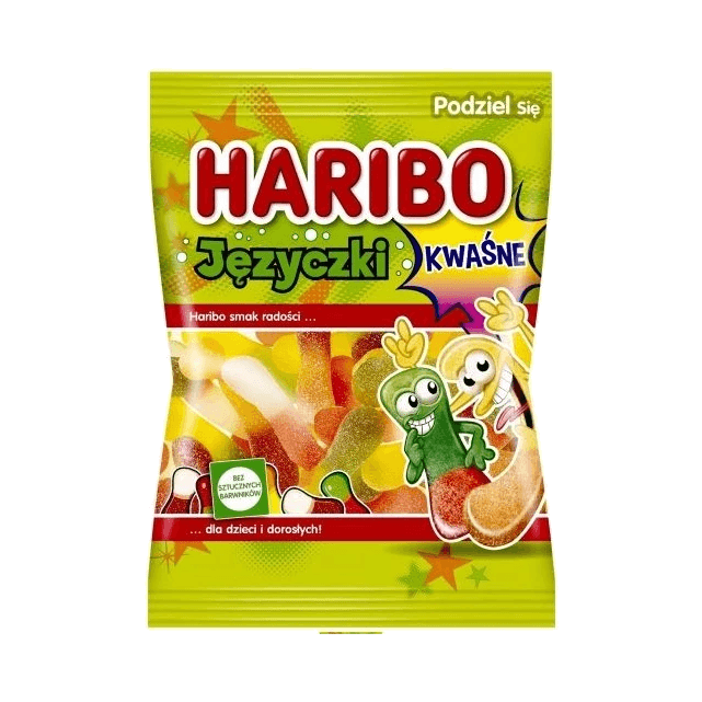 HARIBO ŻELKI KWAŚNE JĘZYCZKI 85G