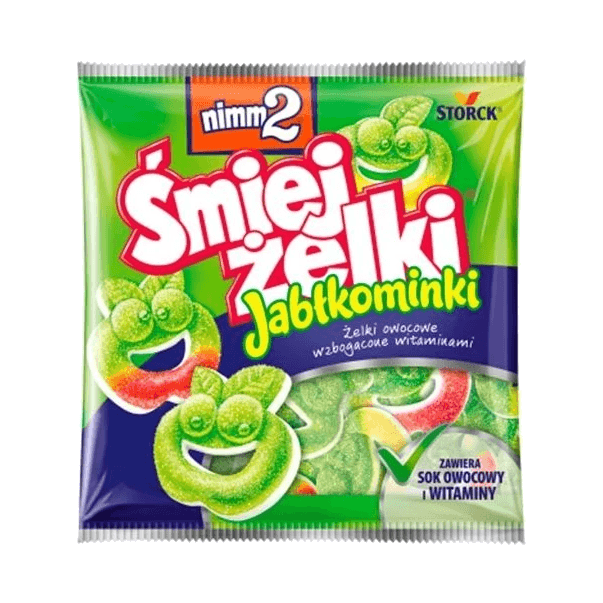 NIMM2 ŻELKI ŚMIEJŻELKI JABŁKOMINI 90