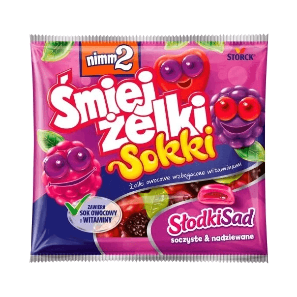 NIMM2 ŻELKI ŚMIEJŻELKI SOKKI 90G