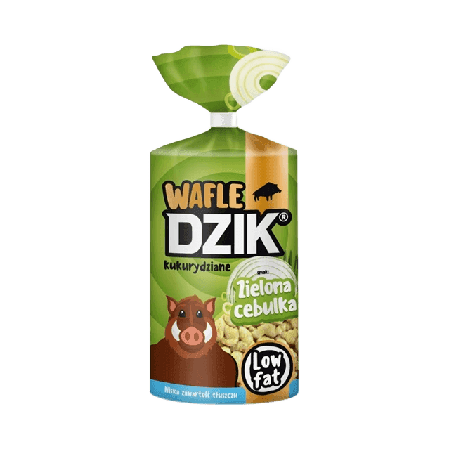 DZIK WAFLE KUKUR.ZIEL.CEBULKA 120G