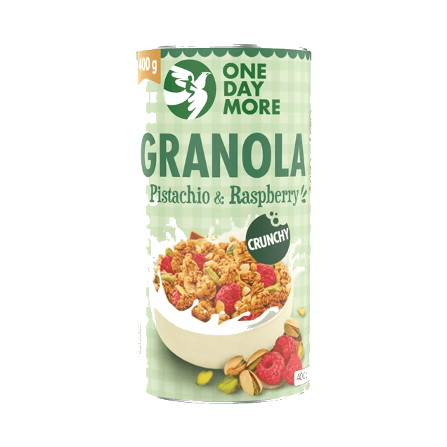 ONE DAY MORE GRANOLA PISTACJ Z MALIN