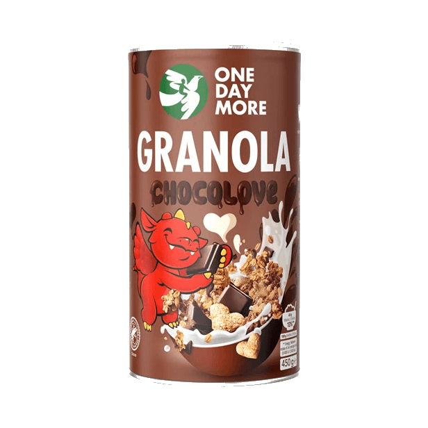 ONE DAY MORE GRANOLA CHOCOLOVE 450G