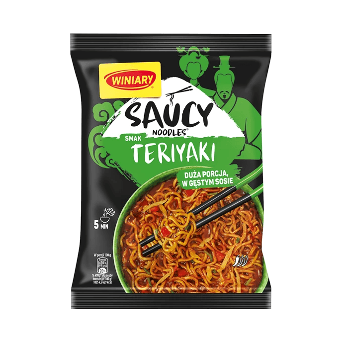 WINIARY SAUCY NOODLES TERIYAKI 92,5G