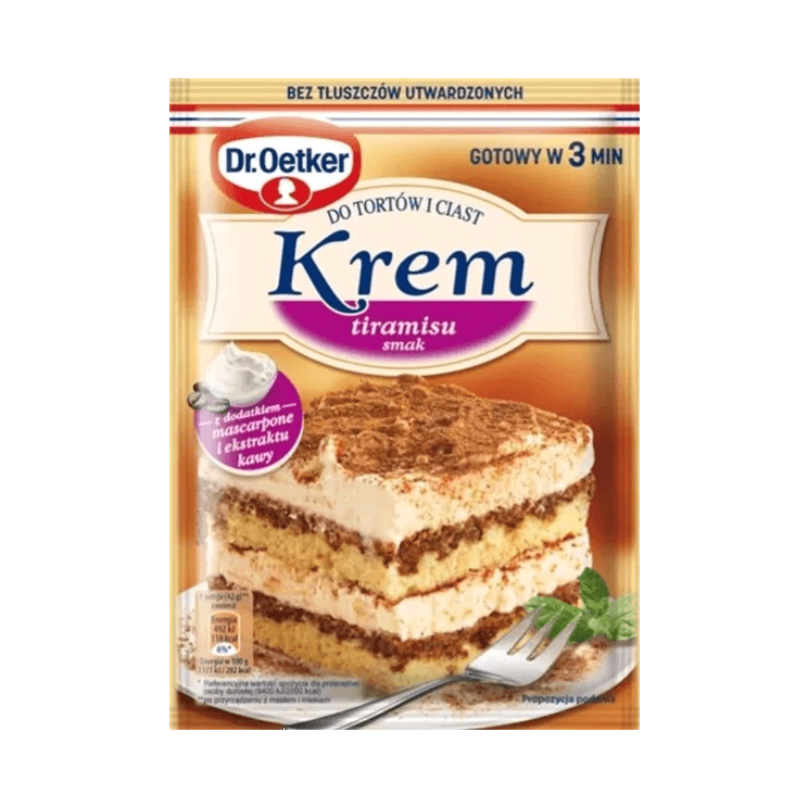 DR OETKER KREM DO TORTÓW TIRAM.109G