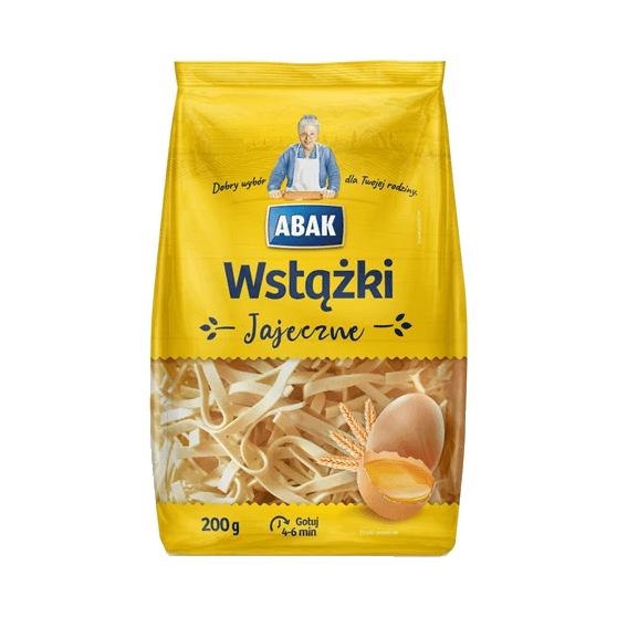 MAKARONY POLSKIE WSTĄŻKA JAJECZ 200G