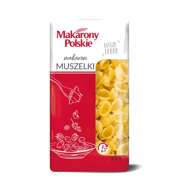 MAKARONY POLSKIE MUSZELKI 400G