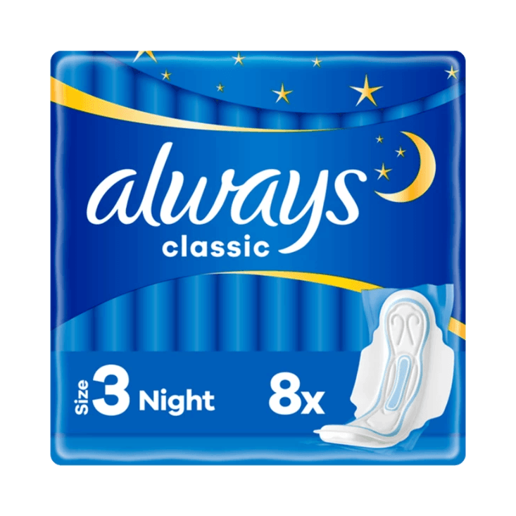 ALWAYS CLASSIC PODPASKI NIGHT 8SZT