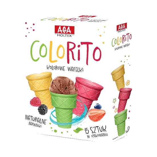 COLORITO KOLOROWE WAFELKI 80G