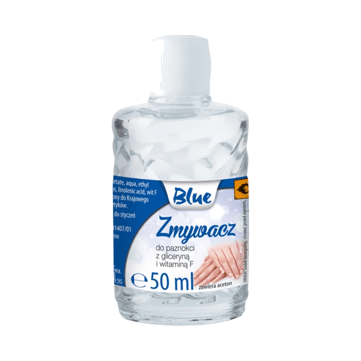 BLUE ZMYWACZ DO PAZNOKC SZKŁO BIAŁY
