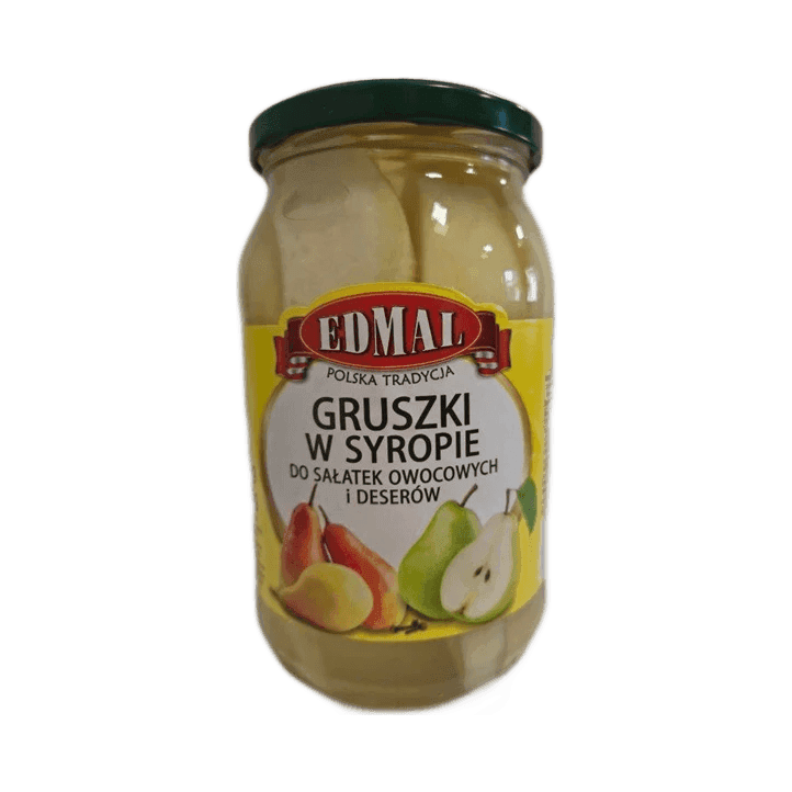EDMAL GRUSZKI W SYROPIE 900G