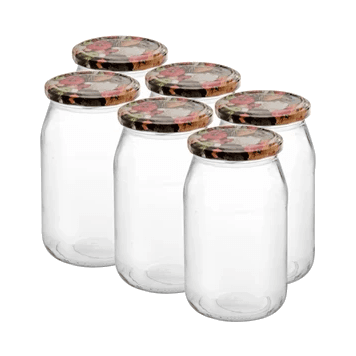 FLORENTYNA SŁOIKI 900ML Z NAKRĘTKĄ K