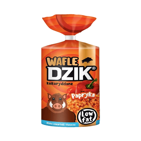DZIK WAFLE KUKUR.PAPRYKOWE 120G