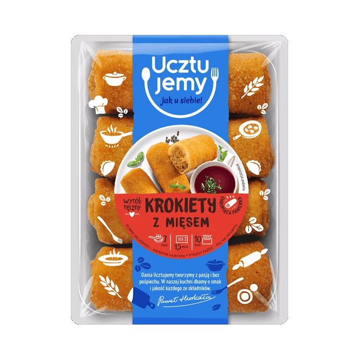 UCZTUJEMY KROKIETY Z MIĘSEM 400G