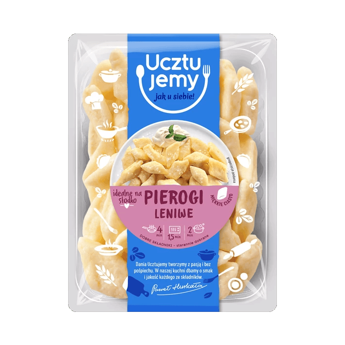 UCZTUJEMY PIEROGI LENIWE 400G